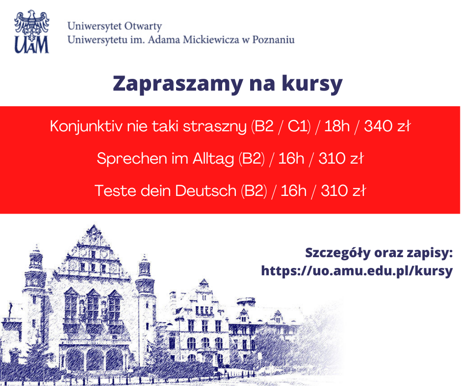 uniwersytet otwarty, kursy języka niemieckiego