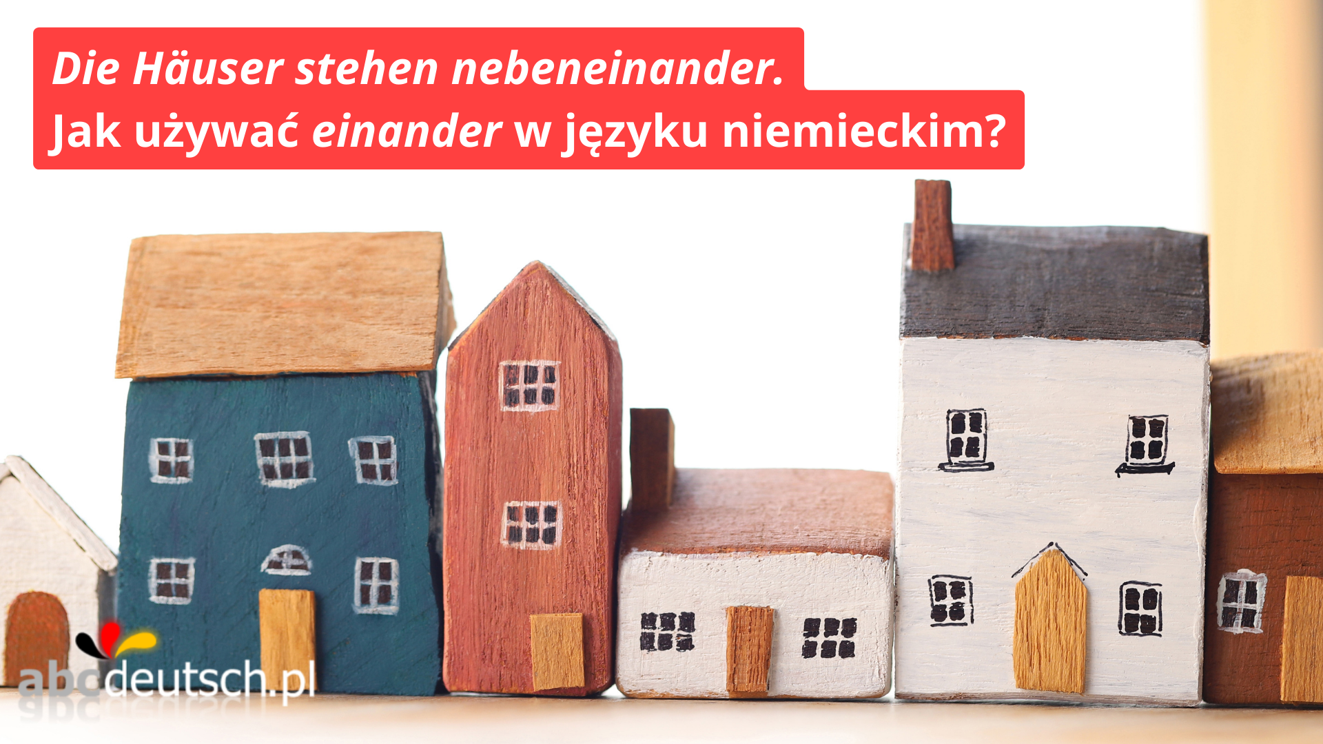 zaimek einander w języku niemieckim