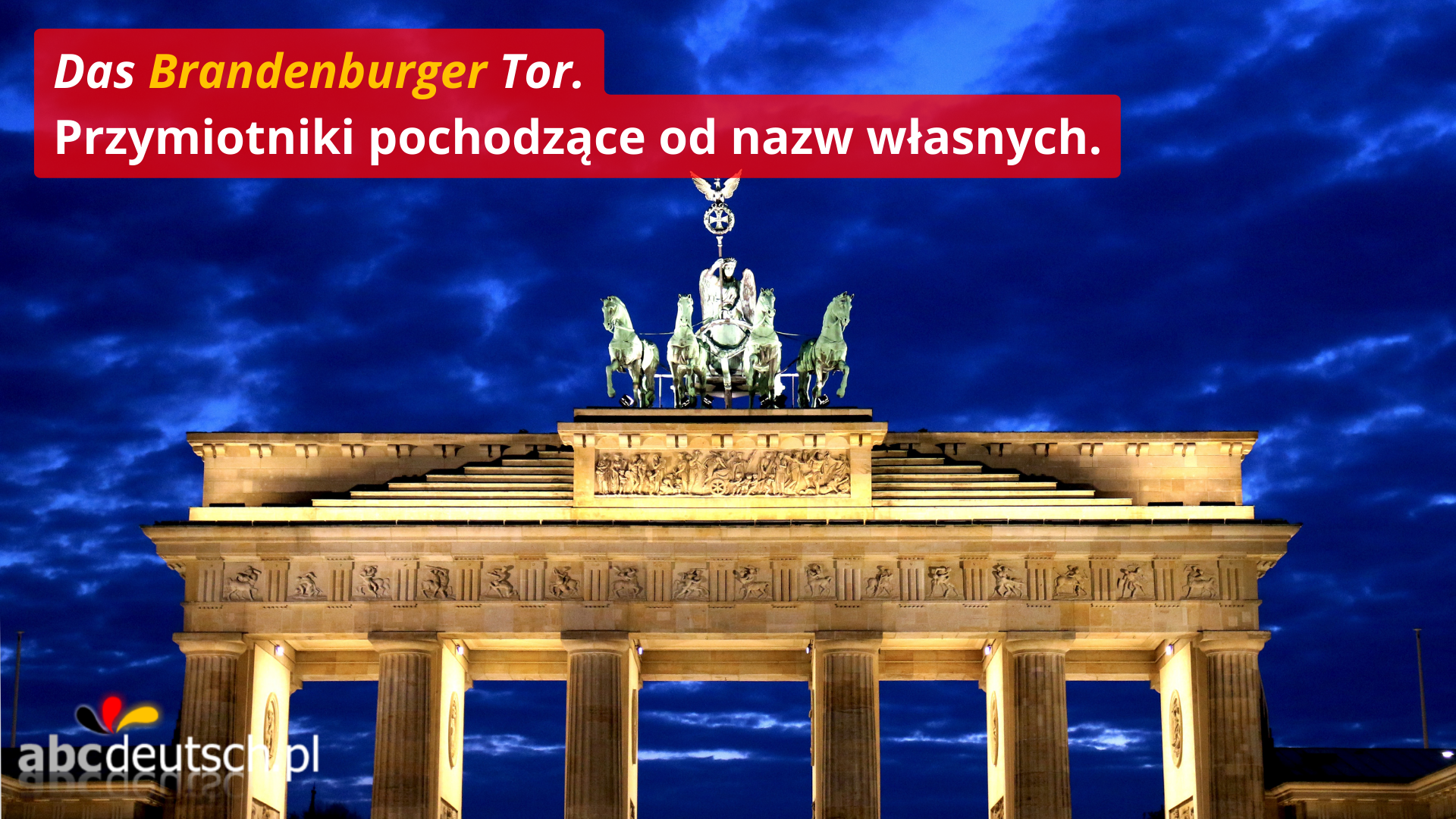 Przymiotniki od nazw własnych