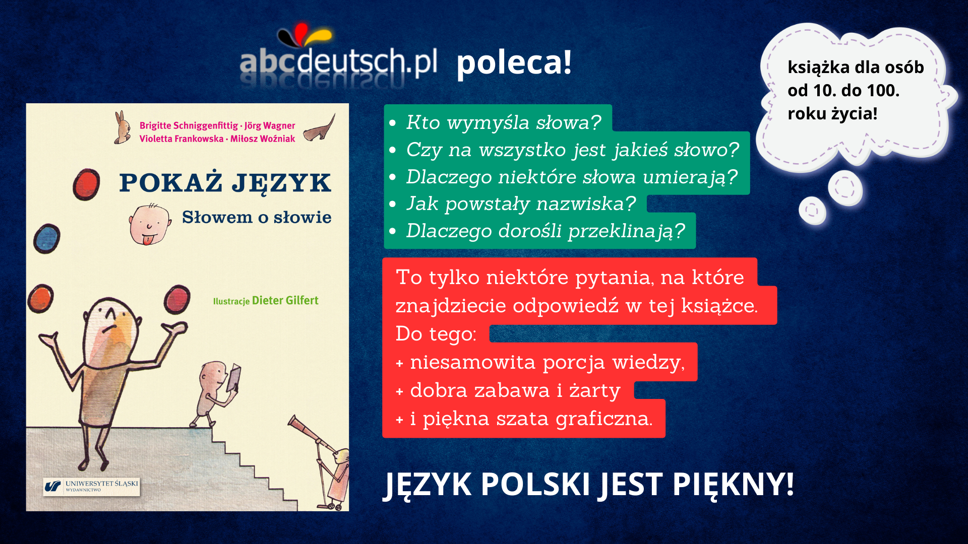 książka "Pokaż język. Słowem o słowie."