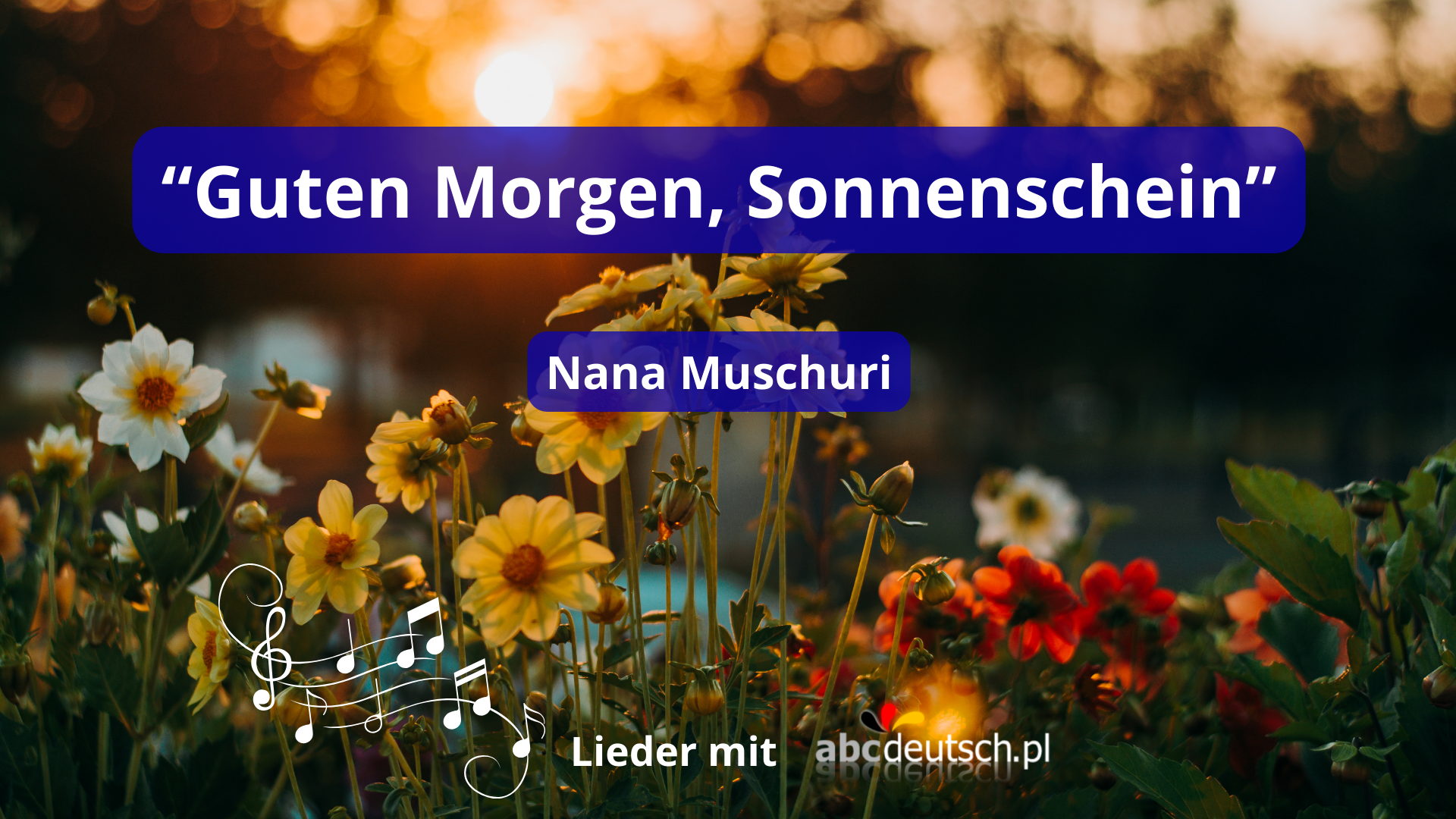 lied 1 guten morgen, sonnenschein