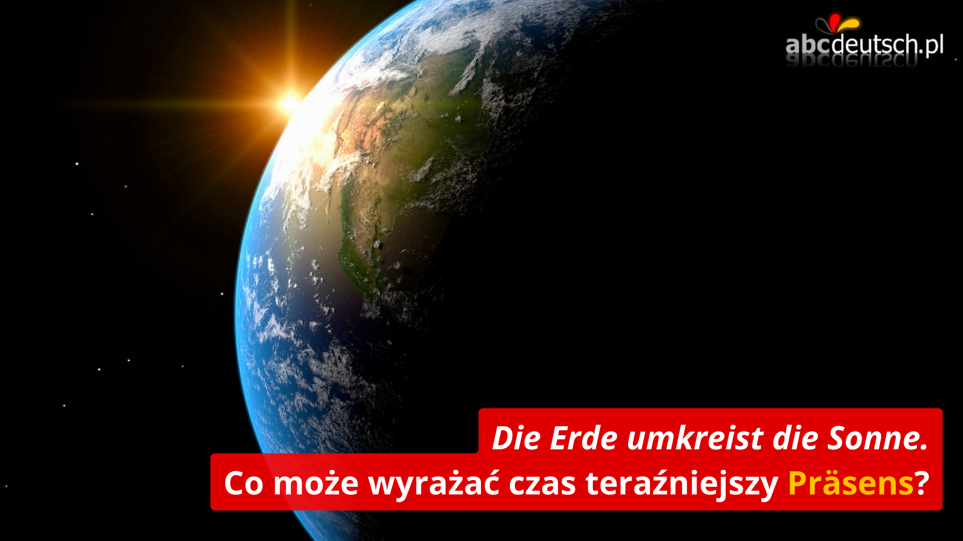 Czas teraźniejszy Präsens