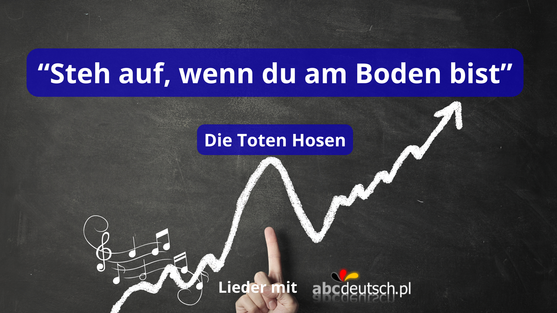 Steh auf, wenn du am Boden bist