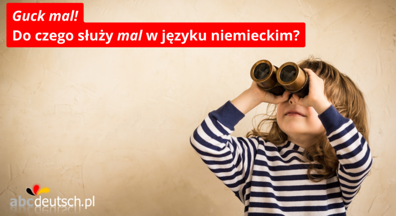 partykuła mal w języku niemieckim