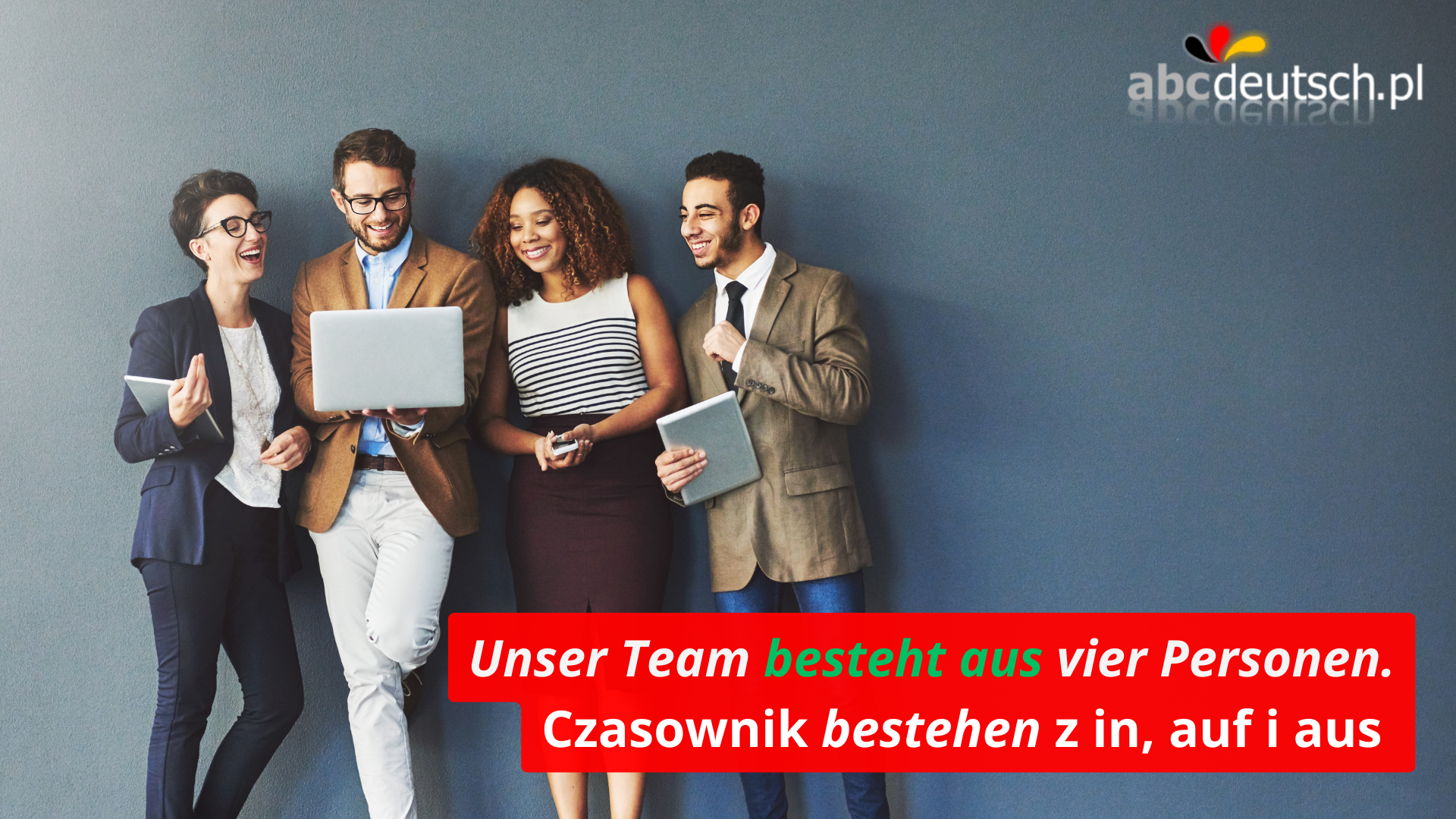 czasownik bestehen